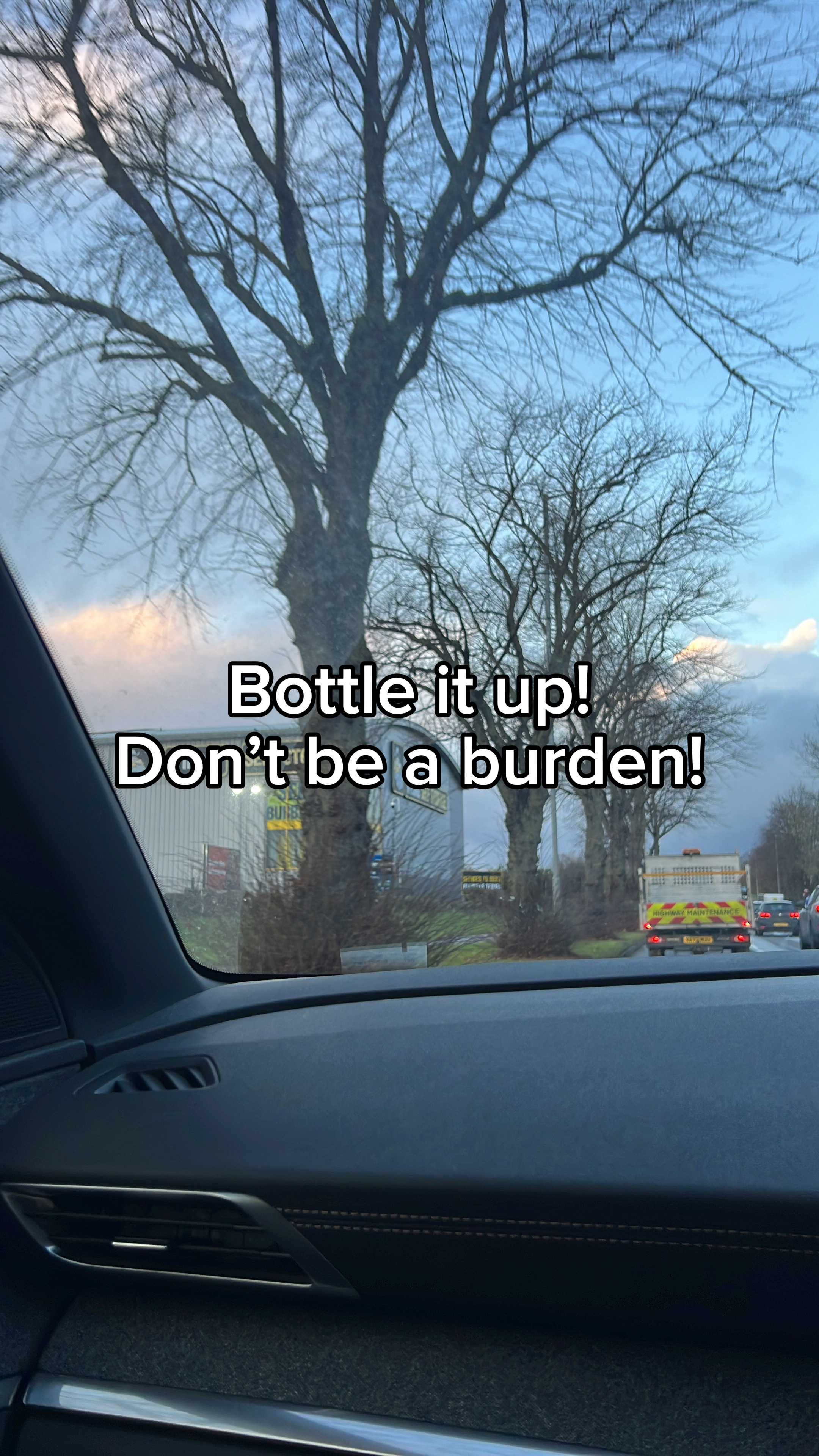 Don’t be a burden!