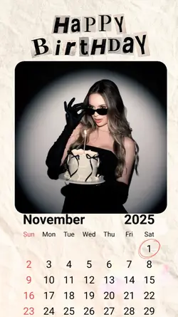 BIRTHDAY 01 NOVEMBER