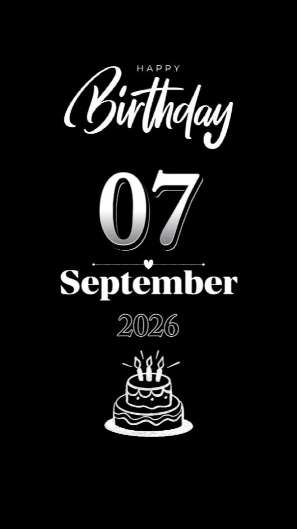 HBD MY LOVE 07 SEP