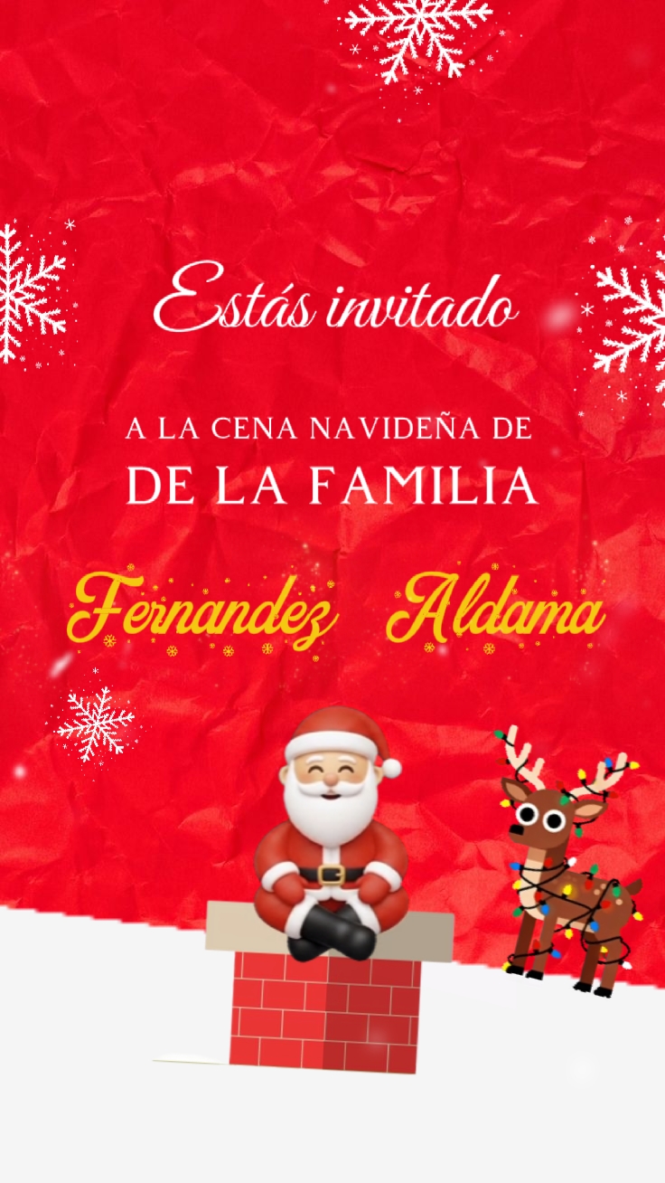 invitación navideña