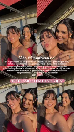 aniversário mãe