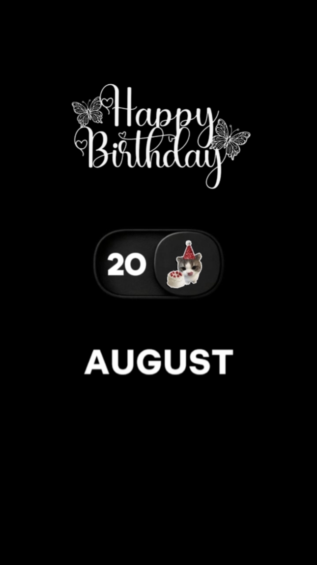 HBD 20 August 