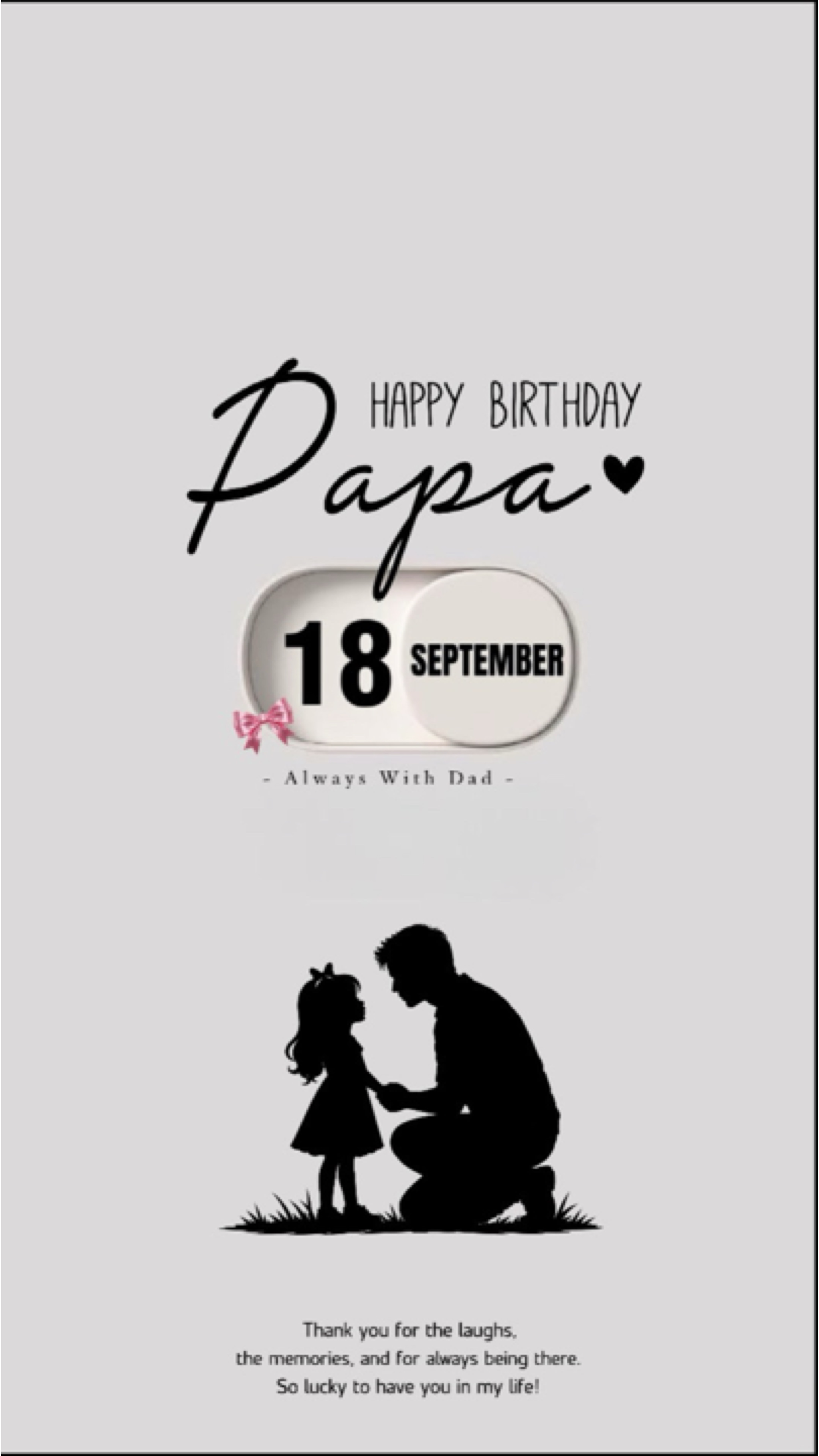 Hbd Dad 18 September