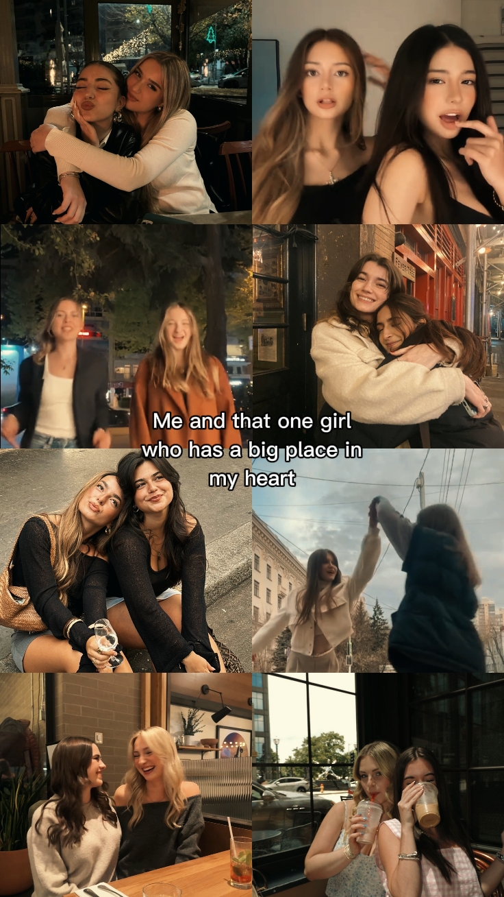 best friend collage