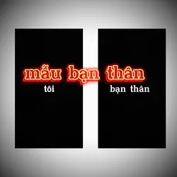mẫu bạn thân