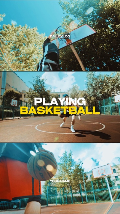 Playing Basketball 