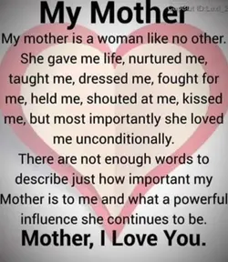 My mother