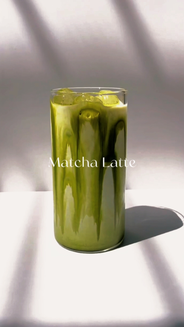 Latte matcha 