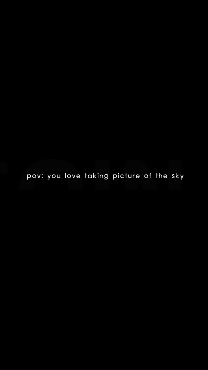 pov : sky