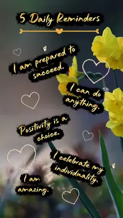5 daily reminders 