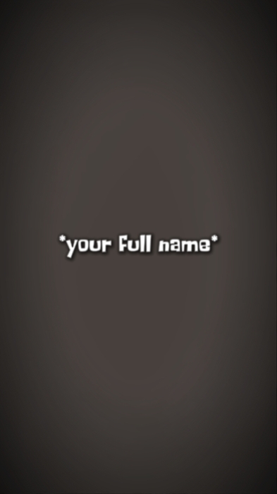 your full name