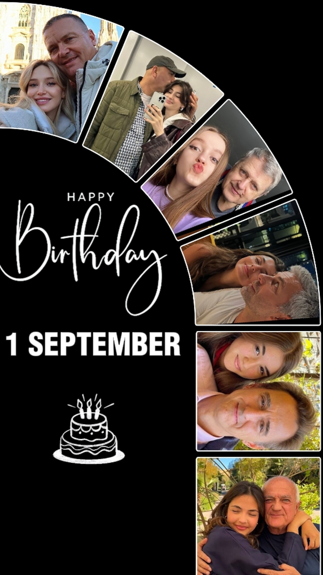 HBD DADY 1 DE SETEMBRO