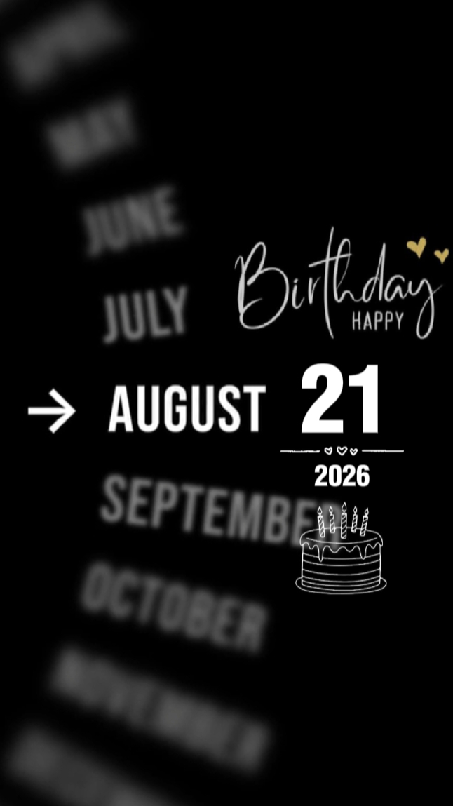HBD SON 21 AUGUST