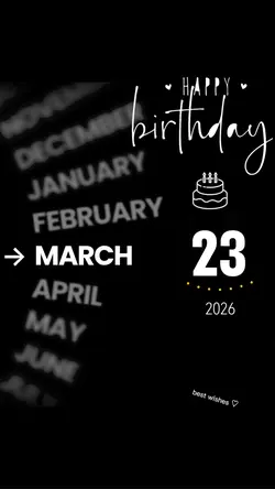 hbd 23 march 2026