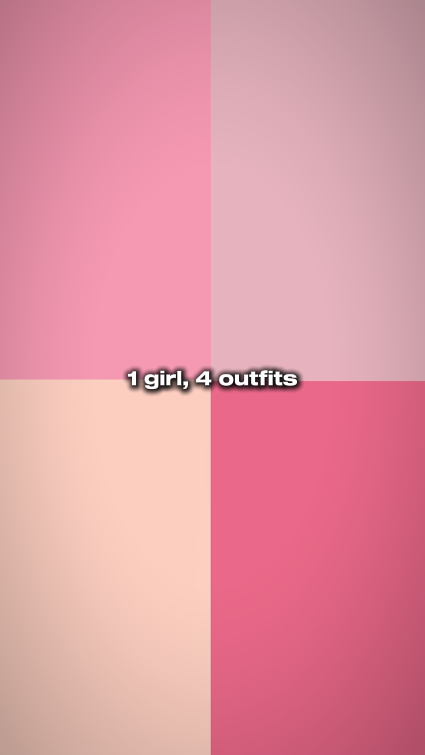1Girl, 4outfits 