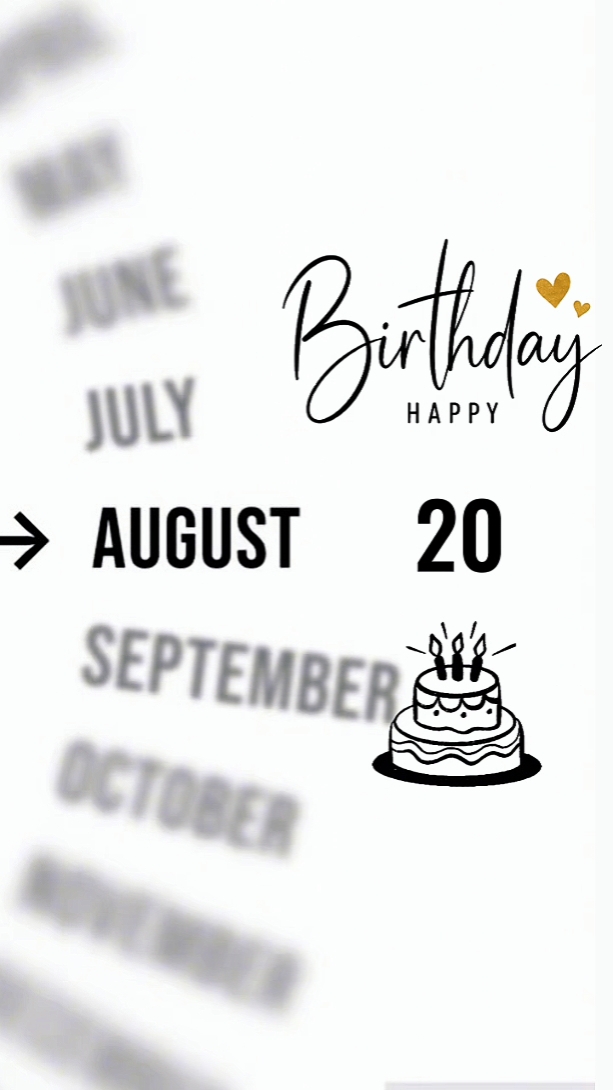 birthday 20 august 
