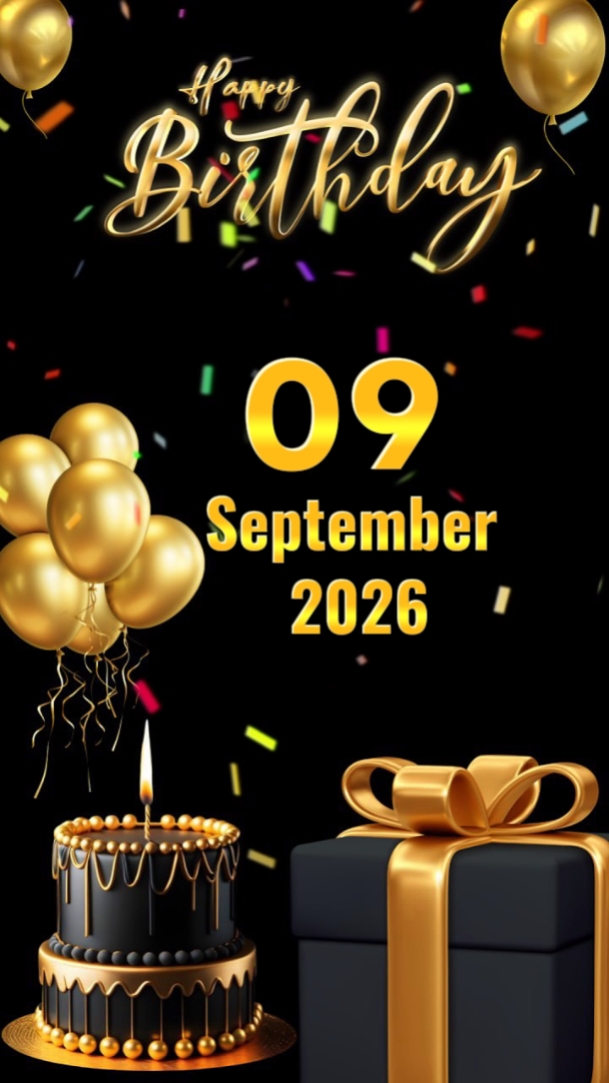 hbd 9 September 2026
