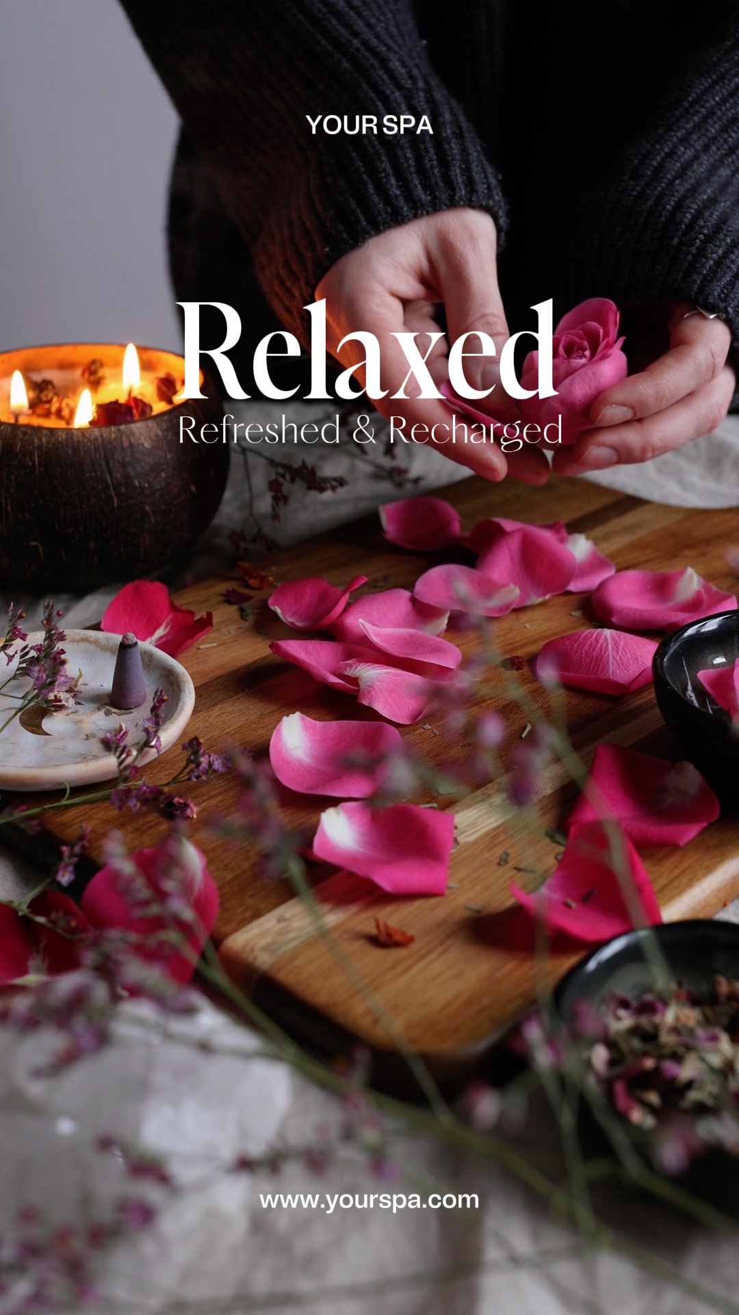Massagem Relaxante no Spa