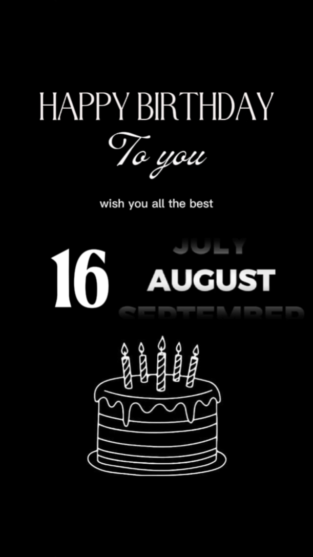 Hbd 16 de agosto