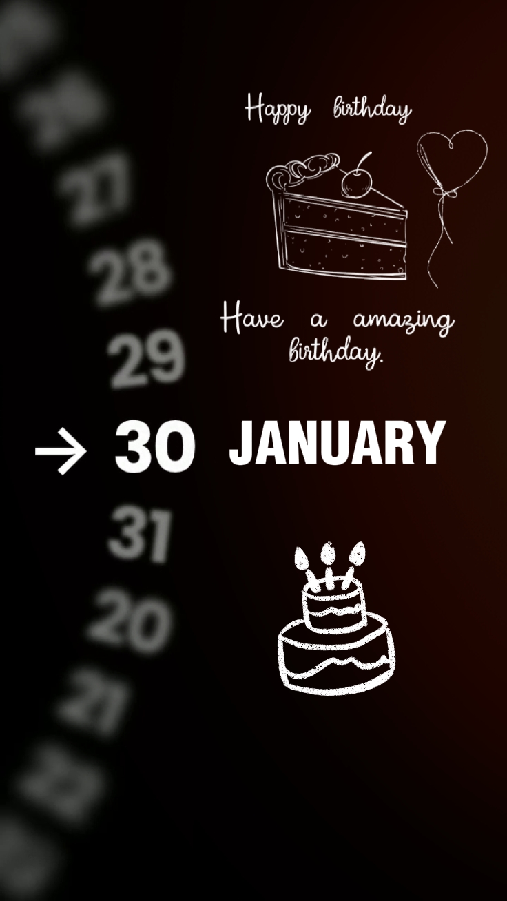 HBD 30 JANVIER 