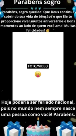 Parabéns sogro