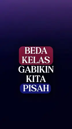beda kelas ga bikin