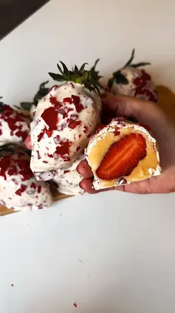 Food doce morango