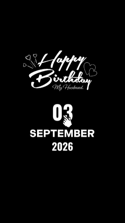 BDAY HUSBAND 3 SEPT