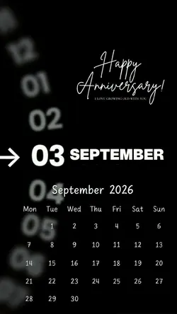 ANNIV 3 SEPTEMBER
