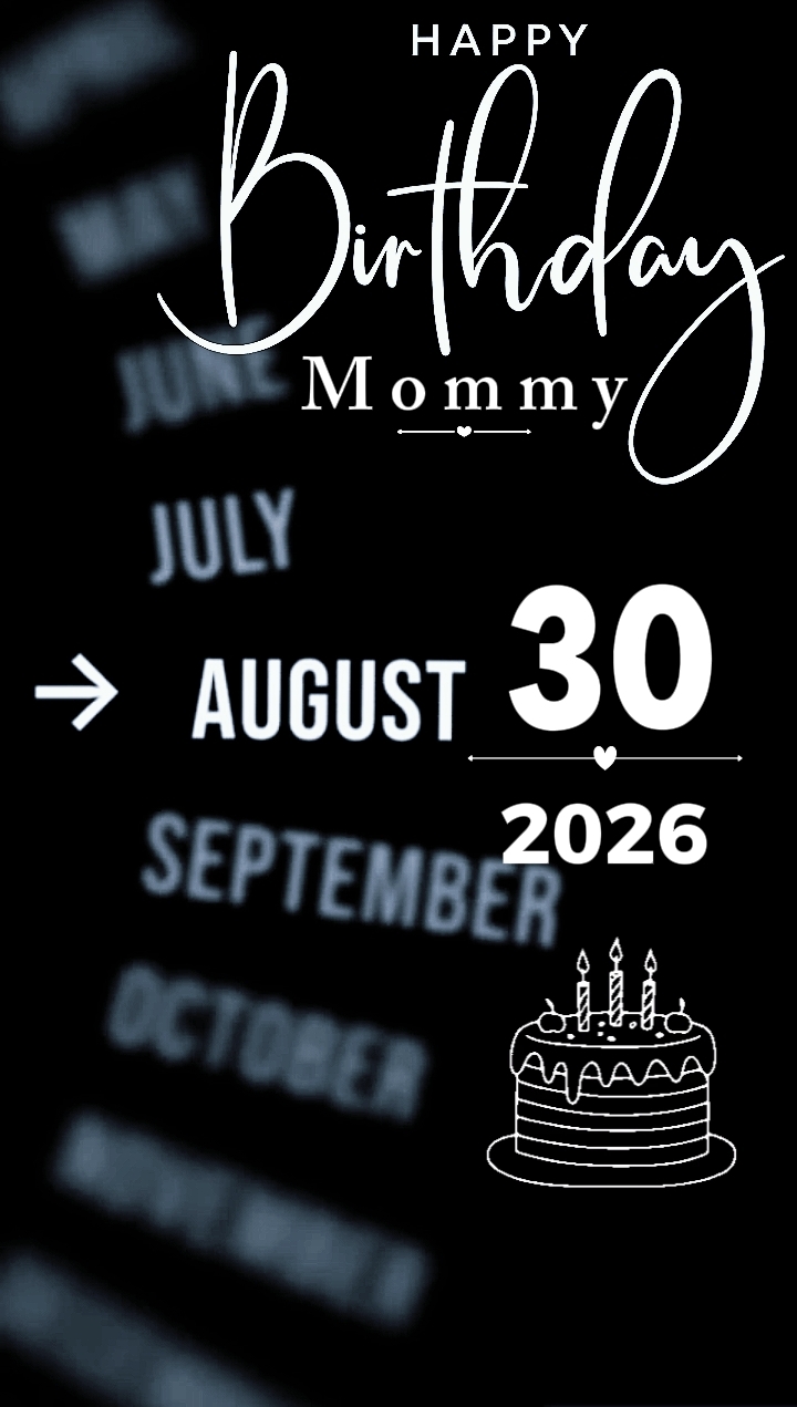 ULANG TAHUN IBU 30 AUG
