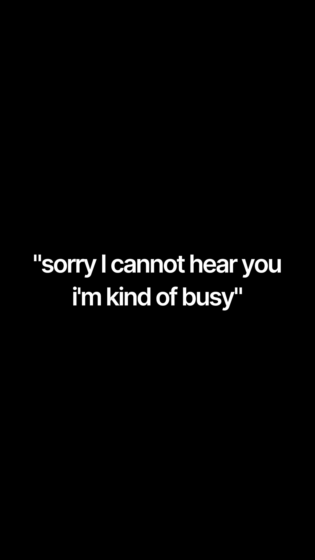 kind of busy 