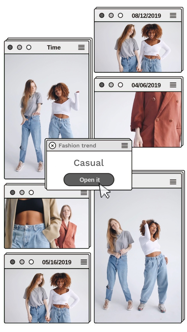 Gündelik moda için TikTok stili