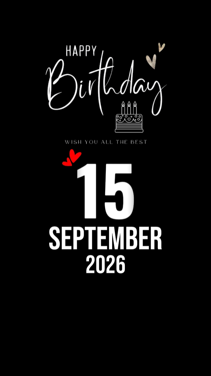 birthday 15september