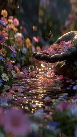 Flowers hand #3