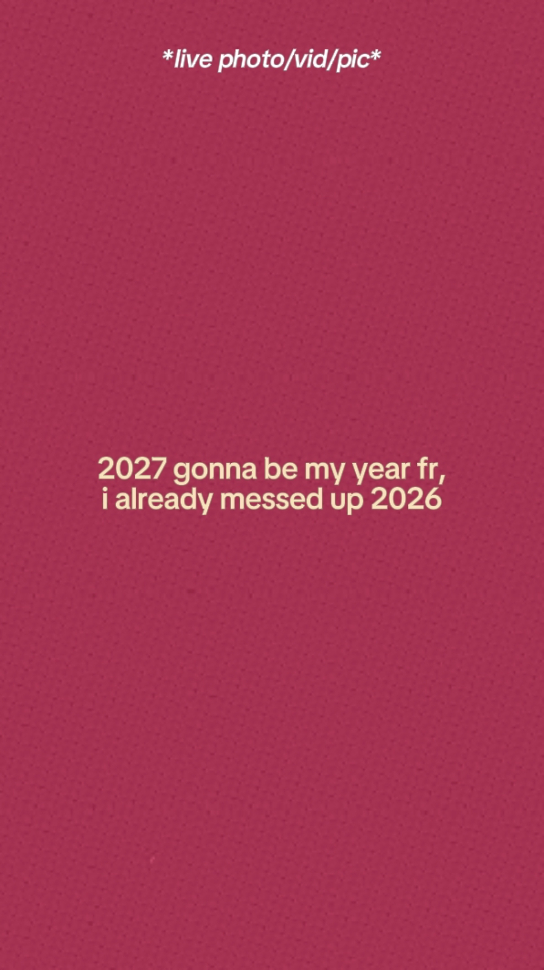 Already Messed Up. 