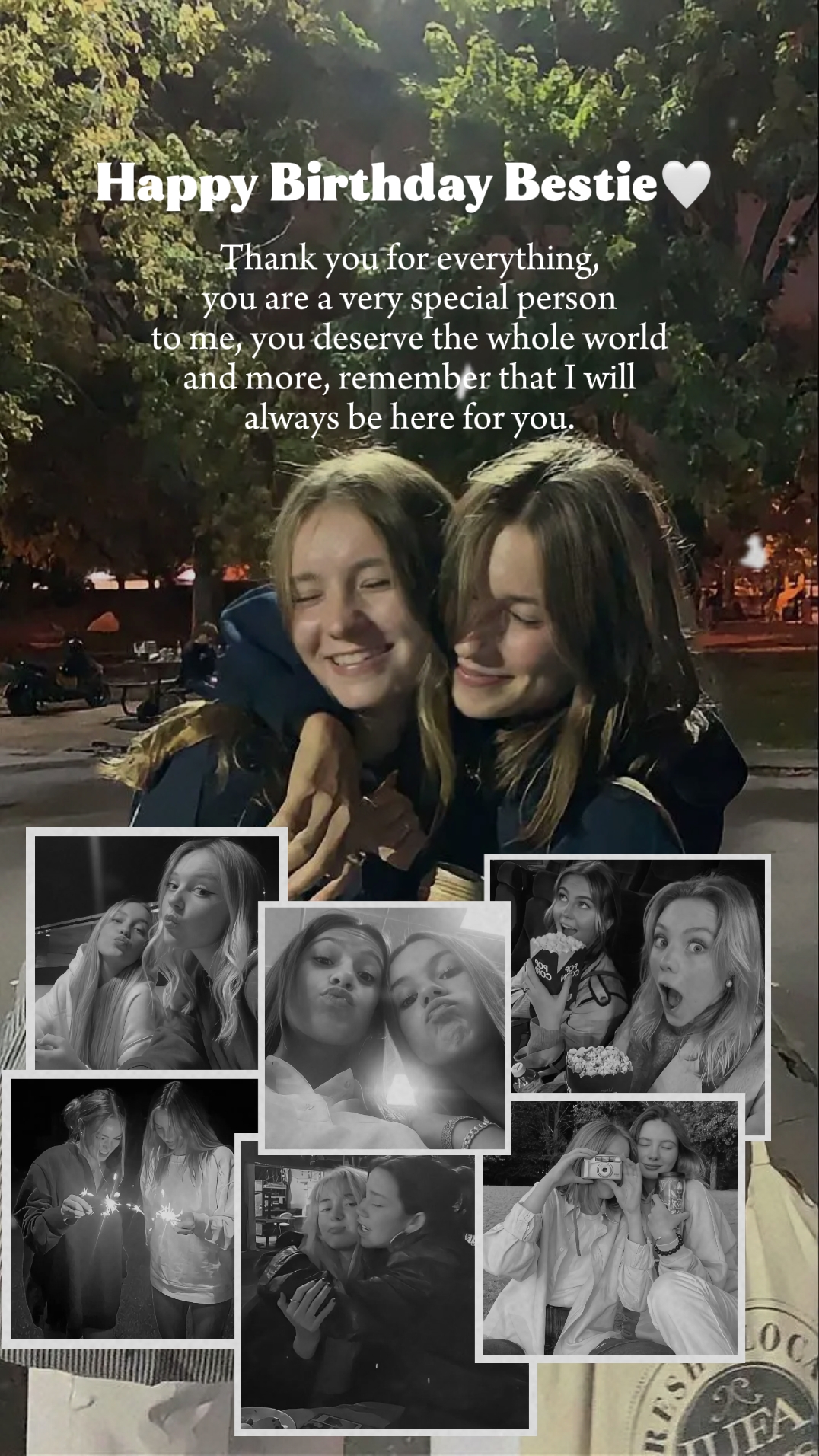 happy bday bestie