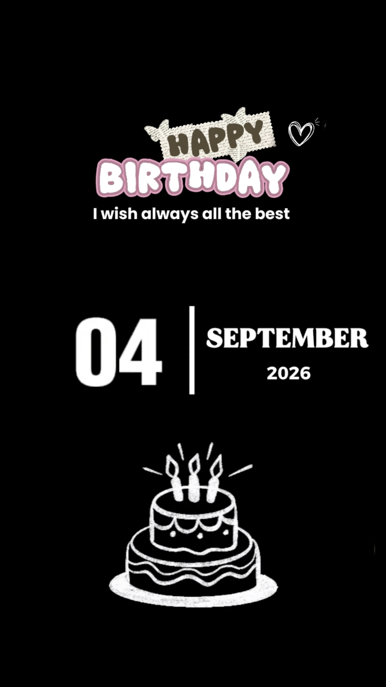 HBD 04 DE SETEMBRO 