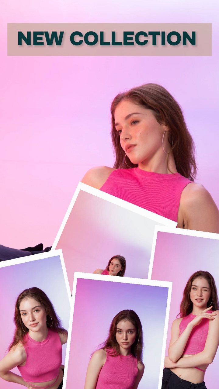 Affichage des produits vestimentaires de la nouvelle collection style tiktok 