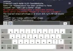 Minecraft village
