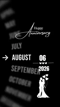 ANNIVERSARY 6 AUGUST