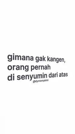 gimana gak kangen