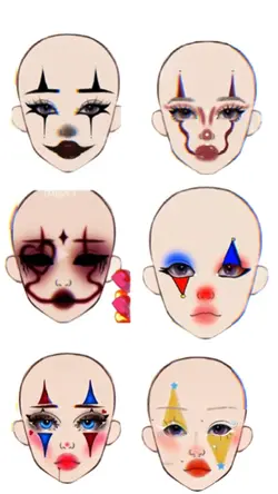 trend makeup badut