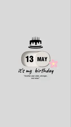 MY BIRTHDAY TODAY