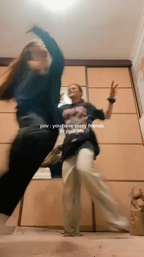 u have crazy friends