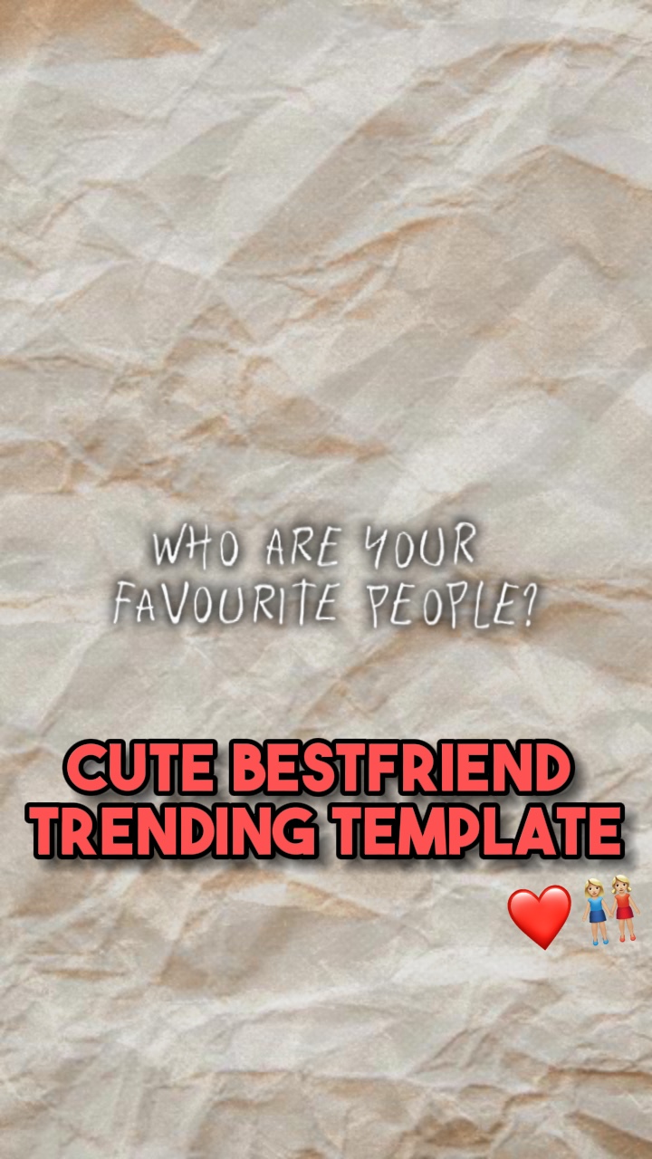 Cute bestie trend❤️
