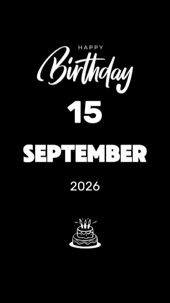 HBD DAUGHTER 15 SEPT