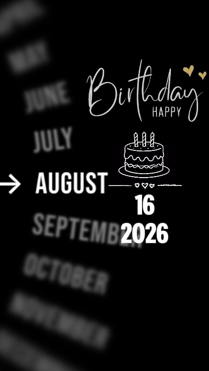 BDAY SON 16 AUGUST 