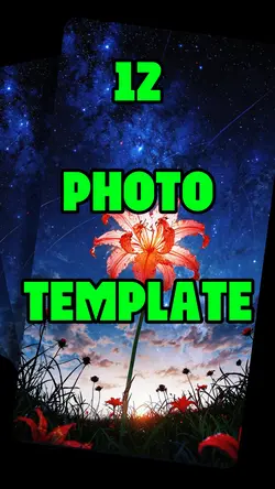 12 Photo Template