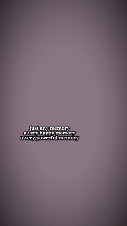 Just memory 