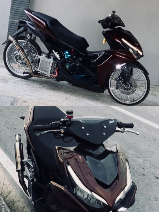2 foto motor kece 